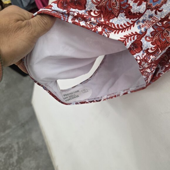 NEW Niptuck Women’s Sakina Floral Joanne One Piece Slimming Swimsuit size 8 Red - Picture 11 of 12